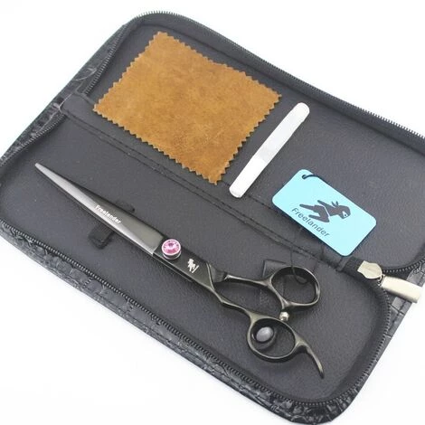 FUIENKO Freelander 7,5 Zoll Linkshänder Japan 440C Stahl Hund Pflege Schneiden Schere/Ausdünnung Schere/Scheren Für Pet Groomer,without Bag 2 FUIENKO Freelander 7,5 Zoll Linkshänder Japan 440C Stahl Hund Pflege Schneiden Schere/Ausdünnung Schere/Scheren Für Pet Groomer,without Bag – Bild 2