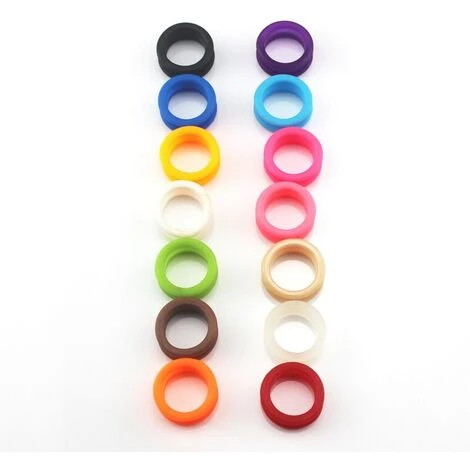 FUIENKO 5Pcs Professionelle Silica Gel Haar Schere Ringe Schneiden Barber Zubehör Kreis Hundesalon Friseur Schere Ringe,Y14-2PC 4 FUIENKO 5Pcs Professionelle Silica Gel Haar Schere Ringe Schneiden Barber Zubehör Kreis Hundesalon Friseur Schere Ringe,Y14-2PC – Bild 4