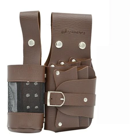 FUIENKO Haarpflege Styling Werkzeuge Taille Pack Haar Schere Kamm Tasche Friseur Werkzeug Haarnadel Flasche Tasche Mit Abnehmbarer Gürtel,Brown,CHINA 1 FUIENKO Haarpflege Styling Werkzeuge Taille Pack Haar Schere Kamm Tasche Friseur Werkzeug Haarnadel Flasche Tasche Mit Abnehmbarer Gürtel,Brown,CHINA