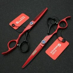FUIENKO 6 Zoll Links Hand Schere Friseur Schere Set Cut Und Dünnen Feinen Haar Schere Hohe Qualität Exquisite Schere,Thinning Scissors -Angebote Schneidwerkzeug Store 67130639 3
