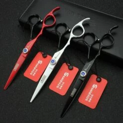 FUIENKO 6 Zoll Links Hand Schere Friseur Schere Set Cut Und Dünnen Feinen Haar Schere Hohe Qualität Exquisite Schere,Thinning Scissors -Angebote Schneidwerkzeug Store 67130639 4