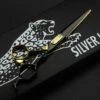 FUIENKO 6,0 Schwarz Gold 440C JaGua Haar Schere Fall Schneiden Schere Dünner Schere Haar Barber Barbearia Profissional Acessorios,Cutting Scissors