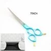 Professionelle Hundesalon Schere Kurve 7 Inch Hund Gebogene Schere Licht Gewicht 6 Farbe Super Japan 440C Fuienko NEUE,7INCH Blue Curved