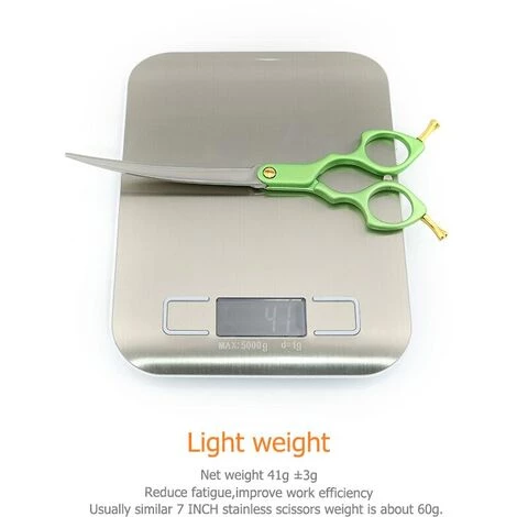 Professionelle Hundesalon Schere Kurve 7 Inch Hund Gebogene Schere Licht Gewicht 6 Farbe Super Japan 440C Fuienko NEUE,7INCH Blue Curved 3 Professionelle Hundesalon Schere Kurve 7 Inch Hund Gebogene Schere Licht Gewicht 6 Farbe Super Japan 440C Fuienko NEUE,7INCH Blue Curved – Bild 3