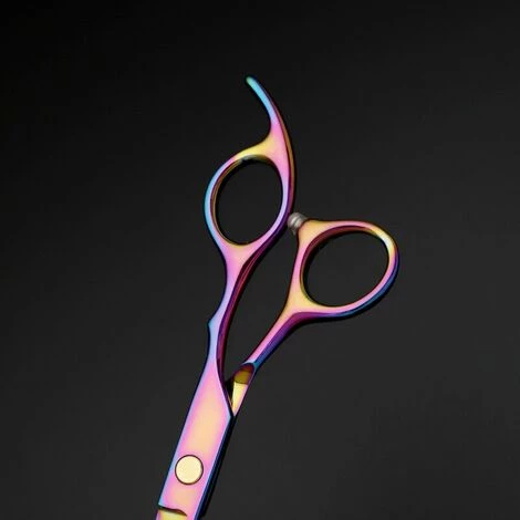 FUIENKO Professionelle Japan 440c Stahl 6 Zoll Regenbogen Cut Haar Schere Set Schneiden Scheren Verdünnung Barber Scissor Friseur Schere,Multicolor Thinning 5 FUIENKO Professionelle Japan 440c Stahl 6 Zoll Regenbogen Cut Haar Schere Set Schneiden Scheren Verdünnung Barber Scissor Friseur Schere,Multicolor Thinning – Bild 5