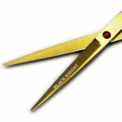 FUIENKO SCHWARZ RITTER Professionelle 7 Zoll Friseur Schere Barber Haar Schneiden Schere Pet Schere Goldene Stil,1 Pcs Add Case -Angebote Schneidwerkzeug Store 67130727 4