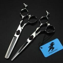 FUIENKO 6 Zoll Schwarz Schädel Kopf Schere Friseur Scissors Hair Professional Barber Schere Set Haar Schneiden Scheren,6 Inch Thinning -Angebote Schneidwerkzeug Store 67130735 3