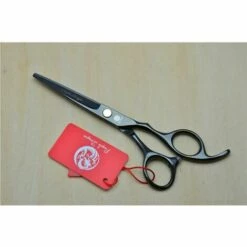 FUIENKO 5.5 ''16cm Lila Drachen 440C Schwarz Farbe Professionelle Menschliches Haar Schere Friseur Schneiden Scheren Verdünnung Schere Z1005,Cutting No Case