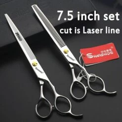 FUIENKO Friseur Schere 5.5/6/7/7,5 Zoll Schere Set Barber Schere Haarschnitte Shop Friseure Haar Schneiden Scheren,6 Inch 3PC -Angebote Schneidwerkzeug Store 67130796 4