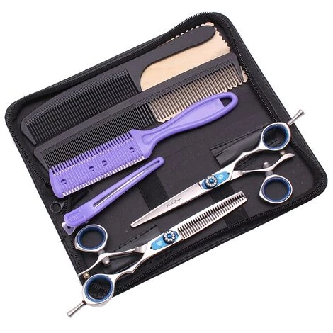 FUIENKO Friseur Schere 5.5 "6" Lila Drachen JP 440C Swivel Daumen Haar Schneiden Schere Friseur Ausdünnung Scheren Z9019,Z9019 Hei C 6N 5 FUIENKO Friseur Schere 5.5 "6" Lila Drachen JP 440C Swivel Daumen Haar Schneiden Schere Friseur Ausdünnung Scheren Z9019,Z9019 Hei C 6N – Bild 5