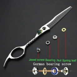 FUIENKO Friseur Schere 6 Zoll Haarschnitt Schere Haar Lager Schrauben Friseur Schere Dünner Schere Barber,6 Inch Thinning 8 FUIENKO Friseur Schere 6 Zoll Haarschnitt Schere Haar Lager Schrauben Friseur Schere Dünner Schere Barber,6 Inch Thinning -Angebote Schneidwerkzeug Store 67130809 4