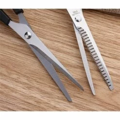 FUIENKO 2 Teile/los Professionelle Pony Haar Schneiden Werkzeug Schere Frisur Typing Trim Styling,2 PCS,Russische Föderation -Angebote Schneidwerkzeug Store 67130810 4