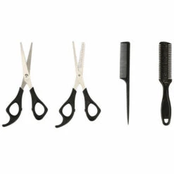 FUIENKO 4Pcs Salon Professional Barber Friseur Set Haar Schneiden Schere Kamm Ausdünnung Schere Flache Zähne Barber Styling Werkzeuge 8 FUIENKO 4Pcs Salon Professional Barber Friseur Set Haar Schneiden Schere Kamm Ausdünnung Schere Flache Zähne Barber Styling Werkzeuge -Angebote Schneidwerkzeug Store 67130811 4