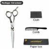 Fuienko 6 "linkshänder Friseur Schere Links Hand Haar Schere Für Salon Barber Links Schneiden Lefty Ausdünnung Schere,1 Cut Scissor
