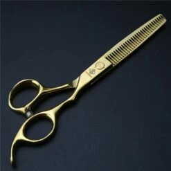 FUIENKO 6 Zoll Japanischen Stahl Haar Schere Goldene Haar Schere Und Kamm Fall Friseur Schere Professionelle,6.0-Purple Set -Angebote Schneidwerkzeug Store 67130855 3