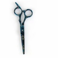 FUIENKO Professionelle Japan 4cr 6 Zoll Schwarz Cut Haar Schere Haarschnitt Sissors Verdünnung Barber Haar Schneiden Scheren Friseur Schere,Blue Cutting