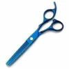 FUIENKO 6 Zoll Zahn Schere Flach Schere Für Friseure Und Friseure Spezielle Fein Schere Für Verdünnung Haarschnitte Und Haar,blue Tooth Scissors