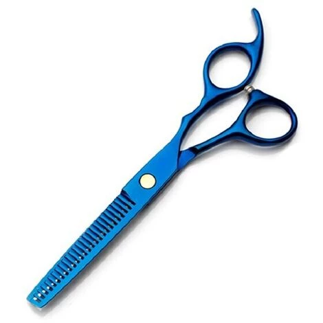 FUIENKO 6 Zoll Zahn Schere Flach Schere Für Friseure Und Friseure Spezielle Fein Schere Für Verdünnung Haarschnitte Und Haar,blue Tooth Scissors 1 FUIENKO 6 Zoll Zahn Schere Flach Schere Für Friseure Und Friseure Spezielle Fein Schere Für Verdünnung Haarschnitte Und Haar,blue Tooth Scissors