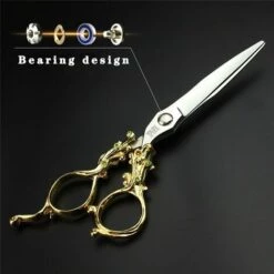 FUIENKO Vintage Haar Salon Cut 6 Zoll Professional Hair Schere Präzision Schere Haarschnitte Chunker Schere Friseur Barber Shop,6 Inch Thinning -Angebote Schneidwerkzeug Store 67130919 4