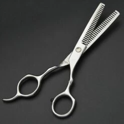FUIENKO 6 Zoll Doppel Eingefasst Haar Salon Stylist Friseure Ausdünnung Schere Schere Professionelle Barbers Ausdünnung Schere NE,CHINA -Angebote Schneidwerkzeug Store 67130921 3