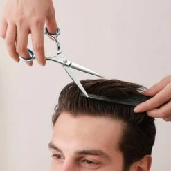 FUIENKO Haar Schneiden Schere Professional Hair Schere 6,5 Zoll Hause Salon Barber Scheren Friseur Schere Mit Abnehmbaren Finger,1 Pcs -Angebote Schneidwerkzeug Store 67130933 4