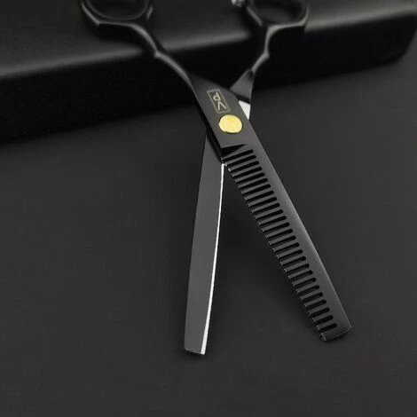 FUIENKO 5,5 ''440c Edelstahl Scheren Professionelle Friseure Haar Schere Haare Schneiden Salon Friseur Ausdünnung Schere Set,Thinning Scissors 3 FUIENKO 5,5 ''440c Edelstahl Scheren Professionelle Friseure Haar Schere Haare Schneiden Salon Friseur Ausdünnung Schere Set,Thinning Scissors – Bild 3