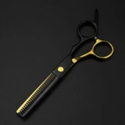 FUIENKO Professionelle JP 440c Stahl 6 Zoll Schwarz Gold Haar Schneiden Schere Haarschnitt Verdünnung Barber Cut Scheren Werkzeuge Friseur Schere,cutting -Angebote Schneidwerkzeug Store 67130969 3