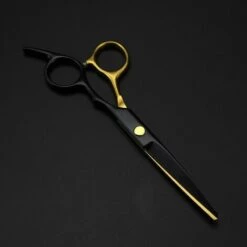 FUIENKO Professionelle JP 440c Stahl 6 Zoll Schwarz Gold Haar Schneiden Schere Haarschnitt Verdünnung Barber Cut Scheren Werkzeuge Friseur Schere,cutting -Angebote Schneidwerkzeug Store 67130969 5