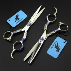 FUIENKO 6,0 In. Freelander Retro Stil Profissional Friseur Schere Haare Schneiden Schere Set Barber Scheren Hochwertigen Salon,10set -Angebote Schneidwerkzeug Store 67131021 3