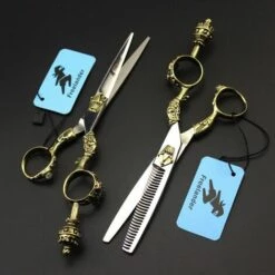FUIENKO 6,0 In. Freelander Retro Stil Profissional Friseur Schere Haare Schneiden Schere Set Barber Scheren Hochwertigen Salon,10set -Angebote Schneidwerkzeug Store 67131021 4