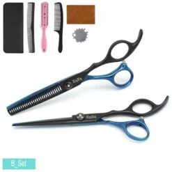 Fuienko 6 Zoll Frisur Scissor Barber Haar Verdünnung Schere Set Professionelle Sharp Barber Schere Haar Professionelle,A-Thinning -Angebote Schneidwerkzeug Store 67131029 3
