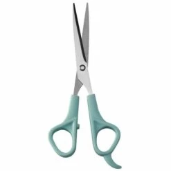 FUIENKO Edelstahl Friseur Schere 6 Zoll Schere Für Schneiden Dünner Werdendes Haar Kamm Friseur Zubehör Salon Styling Scheren,Blue Cutting