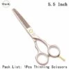 Friseur Schere 5.5 "Fuienko Rose Gold Salon Schneiden Schere Haar Ausdünnung Schere Barber Haar Schere A1104,A1104 Jin T 55N