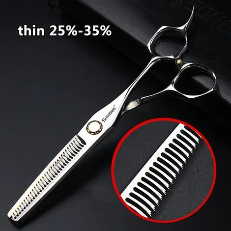 FUIENKO APLANET Friseur Schere Set 6-zoll Flach Geschnitten Nahtlose Zahn Schere Friseur Friseur Spezielle Barber Sc,6 Inch Thin 2 FUIENKO APLANET Friseur Schere Set 6-zoll Flach Geschnitten Nahtlose Zahn Schere Friseur Friseur Spezielle Barber Sc,6 Inch Thin – Bild 2