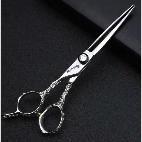 FUIENKO Japan440 Stahl Links Hand Schere Mode Exquisite Schere Nicht-rutsch Verschleiß-beständig Schneiden Werkzeug 6-zoll Flache Scher Verdünnung Set,6 Inch Cut 1 FUIENKO Japan440 Stahl Links Hand Schere Mode Exquisite Schere Nicht-rutsch Verschleiß-beständig Schneiden Werkzeug 6-zoll Flache Scher Verdünnung Set,6 Inch Cut