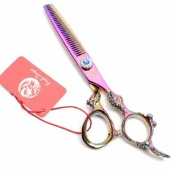 FUIENKO Haar Schere Z9004 5,5 "6,0" 440C Lila Drachen Friseur Schere Schneiden Schere Haar Ausdünnung Schere Professionelle Schere,Z9004 Hei C 6N -Angebote Schneidwerkzeug Store 67131184 3
