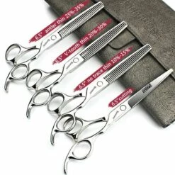 Fuienko Friseur Schere Haar Scissor Haar Stylist Zahn Schere Dünner Schere Nahtlose Fishbone 6,5 Zoll,6.5 Inch 4PC