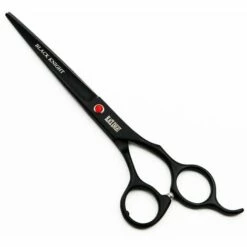 FUIENKO SCHWARZ RITTER 7 Zoll Friseur Schere Haar Schneiden Barber Schere Pet Schere Salon Schwarz Stil,1 Pcs -Angebote Schneidwerkzeug Store 67131248 3