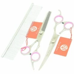 FUIENKO 7.0 "hund Pflege Schere Set Stahl 440C Gerade Gebogene Hund Schneiden Scheren Tier Haar Verdünnung Clipper Hund Lieferanten B0008B,B0008B-01-70 8 FUIENKO 7.0 "hund Pflege Schere Set Stahl 440C Gerade Gebogene Hund Schneiden Scheren Tier Haar Verdünnung Clipper Hund Lieferanten B0008B,B0008B-01-70 -Angebote Schneidwerkzeug Store 67131260 4