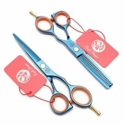 FUIENKO Haar Schneiden Schere 5,5 "JP Edelstahl Professionelle Scheren Verdünnung Schere Abnehmbare Finger Rest Friseur Schere Z1014,Z1014 Hei C 5.5N -Angebote Schneidwerkzeug Store 67131289 3