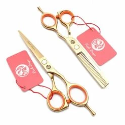 FUIENKO Haar Schneiden Schere 5,5 "JP Edelstahl Professionelle Scheren Verdünnung Schere Abnehmbare Finger Rest Friseur Schere Z1014,Z1014 Hei C 5.5N -Angebote Schneidwerkzeug Store 67131289 5