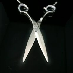 FUIENKO Titan Professionelle Barber Friseur Gebogenen Schere Haare Schneiden Schere Japan Stahl SUS440C,TS160 -Angebote Schneidwerkzeug Store 67131296 3