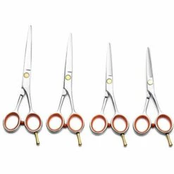 FUIENKO Japanischen Edelstahl Schönheit Schere Haar Professionelle Kunststoff Griff Dünner Scissor,5.5 Inch Thinner -Angebote Schneidwerkzeug Store 67131310 3