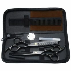 FUIENKO Professionelle Barber Schere Salon Scheren Barber Shop Schneiden Scheren Set Rasiermesser Friseur Schere,Flat Shear -Angebote Schneidwerkzeug Store 67131315 5