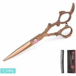 Fuienko Schneiden Schere Schere Professional 6 Zoll Barber Edelstahl Friseursalon Rasierer Scher Für Männer Frauen Kinder Salon,C-Thinning -Angebote Schneidwerkzeug Store 67131321 5