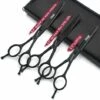 FUIENKO 6 Zoll Professional Hair Cutter Schere Links Rechts Hand Gebogene Friseur Salon Friseur Schere,5.5 And 6 Inch 3PC,CHINA