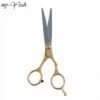 FUIENKO Professionelle 6,0 Zoll Edelstahl Barber Haar Schneiden Ausdünnung Scissor Schere Friseur Set,gold Cutting