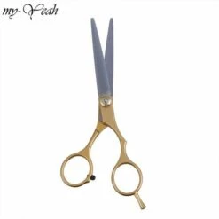 FUIENKO Professionelle 6,0 Zoll Edelstahl Barber Haar Schneiden Ausdünnung Scissor Schere Friseur Set,gold Cutting