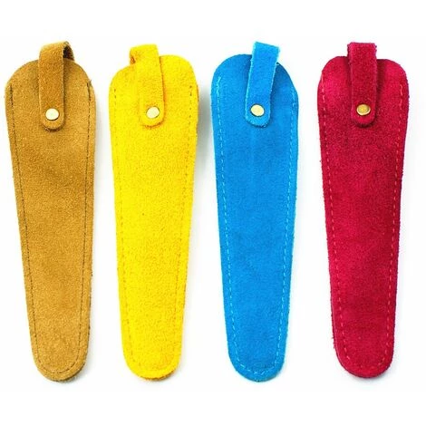 FUIENKO 2 Stücke Professionelle Rindsleder Haar Schere Mantel Leder Fall Barber Paket Scissor Abdeckung Scheren Holster Friseur Schere Tasche,Black 1 FUIENKO 2 Stücke Professionelle Rindsleder Haar Schere Mantel Leder Fall Barber Paket Scissor Abdeckung Scheren Holster Friseur Schere Tasche,Black