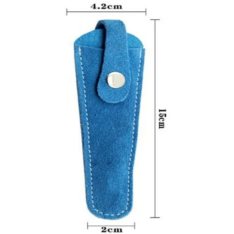 FUIENKO 2 Stücke Professionelle Rindsleder Haar Schere Mantel Leder Fall Barber Paket Scissor Abdeckung Scheren Holster Friseur Schere Tasche,Black 4 FUIENKO 2 Stücke Professionelle Rindsleder Haar Schere Mantel Leder Fall Barber Paket Scissor Abdeckung Scheren Holster Friseur Schere Tasche,Black – Bild 4